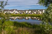 Part of Springfield's Bertha Park Village development on the outskirts of Perth. Picture: Alan Richardson