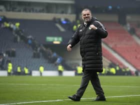 Ange Postecoglou takes his Celtic team back to Hampden for next month's Scottish Cup final against Inverness.