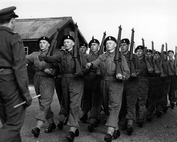 National service was abolished partly because the army struggled to find things for everyone to do (Picture: Harry Todd/Fox Photos/Getty Images)