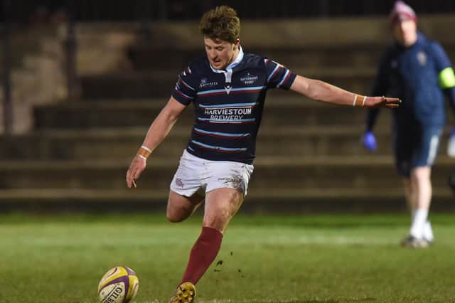 Watsonians captain Lee Millar has suffered a ruptured bicep and will miss the rest of the Super6 season. (Photo by Ross MacDonald / SNS Group / SRU)