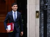 Prime Minister Rishi Sunak leaves number 10 Downing Street ahead of the weekly Prime Minister's Questions session. Picture: Leon Neal/Getty Images