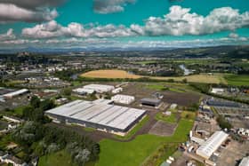 A former Ministry of Defence site at Forthside in Stirling has become Scotland's latest film and TV production hub. Picture: Christopher Jackson Drone Videography & Photography