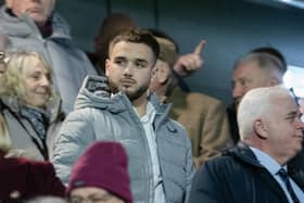 New Rangers signing Nicolas Raskin watched the 3-0 win over Hearts from the Tynecastle stands. (Photo by Alan Harvey / SNS Group)