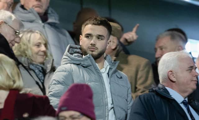 New Rangers signing Nicolas Raskin watched the 3-0 win over Hearts from the Tynecastle stands. (Photo by Alan Harvey / SNS Group)
