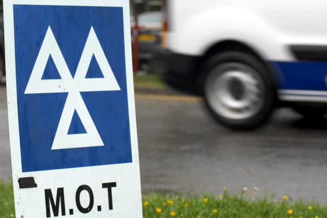 All MOT stations must display this symbol