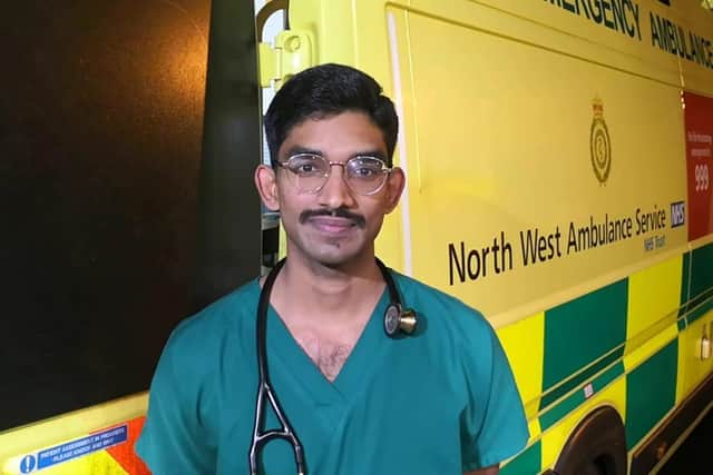 Dr Krizun Loganathan worked in a busy Intensive Care Unit during the 1st wave of the COVID pandemic.