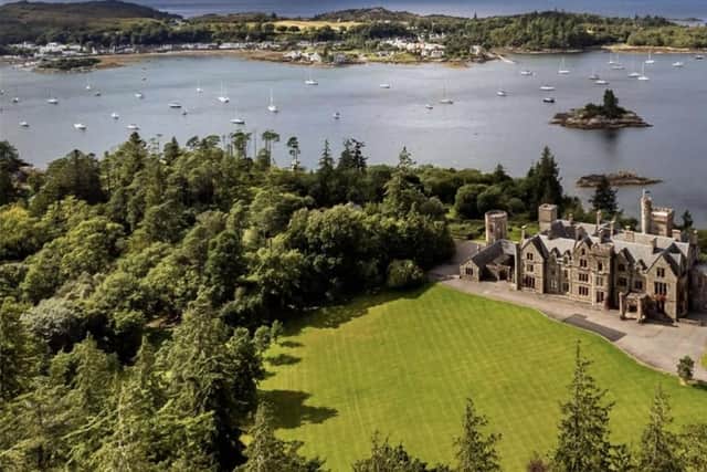 Duncraig Castle near Plockton has sold in eight days after a flood of interested buyers "significantly" pushed up the £2.85m asking price. PIC:  Savills.