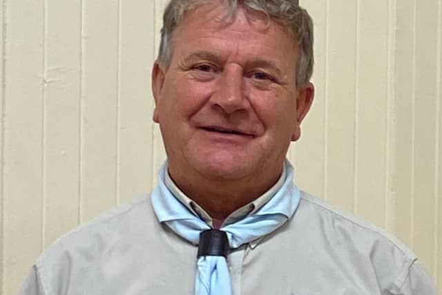 David Torrance MSP in his Scout leader's uniform
