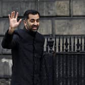 First Minister Humza Yousaf arrives at Bute House. Picture: Jeff J Mitchell/Getty Images