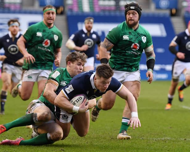 Action from Scotland's Six Nations match against Ireland in March. Picture: Stu Forster/Getty Images