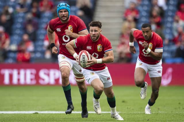 Scotland scrum-half Ali Price came on as a second-half replacement.