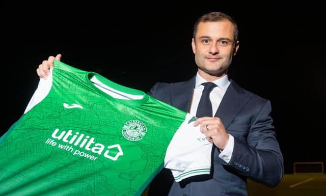 Shaun Maloney was unveiled as the new Hibernian manager at the club's training centre on Monday evening. (Photo by Mark Scates / SNS Group)