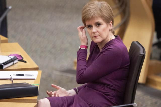 First Minister Nicola Sturgeon was under pressure in the Scottish Parliament over the Covid care homes crisis.