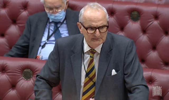 Lord Agnew resigned as a government minister in the House of Lords in dramatic fashion (Picture: PA)
