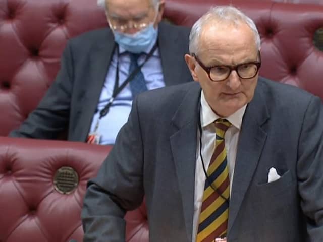 Lord Agnew resigned as a government minister in the House of Lords in dramatic fashion (Picture: PA)