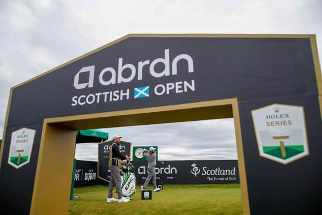 Jon Rahm during a practice day prior to the abrdn Scottish Open at The Renaissance Club in East Lothian. Picture: Luke Walker/Getty Images.