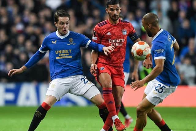 Rangers attacking midfielder Scott Wright (left) is hoping to force his way into the starting line-up for Sunday's flag day fixture against Motherwell at Ibrox. (Photo by Craig Foy / SNS Group)
