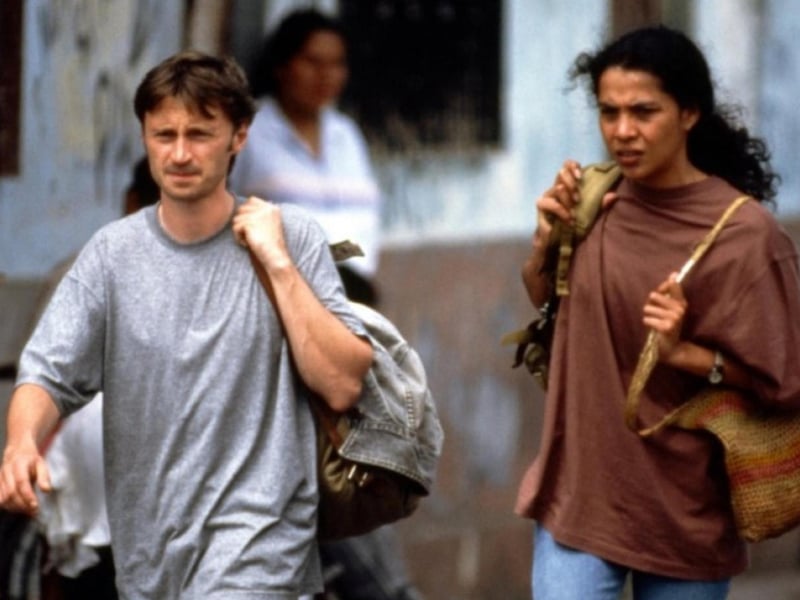 This movie focuses on the union of a Glaswegian bus driver and a Nicaraguan refugee, the two venture back to Nicaragua to face the violent reality of the Contra War.