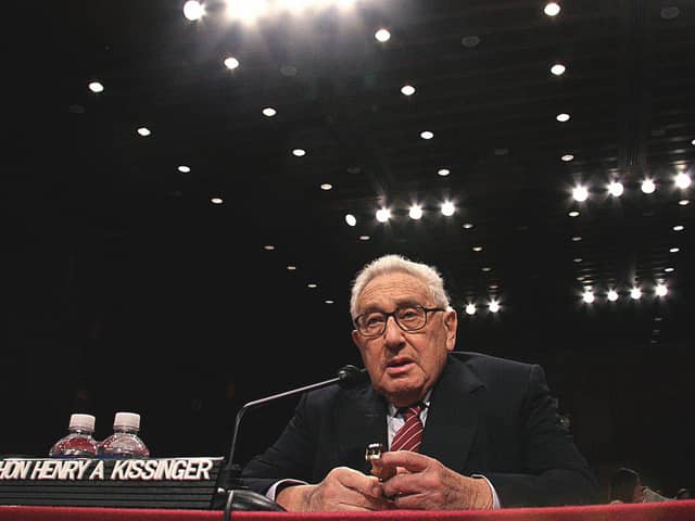 Former US Secretary of State Henry Kissinger once described power as the 'ultimate aphrodisiac' (Picture: Karen Bleier/AFP via Getty Images)