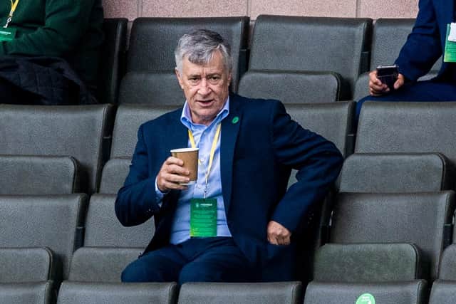 Hibs owner Ron Gordon is based in the US.