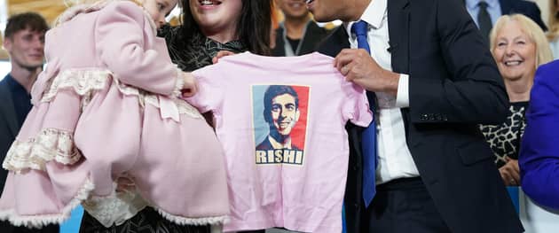Rishi Sunak, seen celebrating Tees Valley Mayor Ben Houchen's reelection, could now face a leadership challenge from fellow Conservative MPs (Picture: Ian Forsyth/Getty Images)