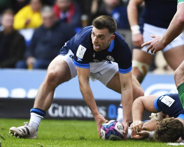 Ben White in action against Ireland during this year's Guinness Six Nations. He started for Scotland in all five of their matches in the championship.  (Photo by Ross MacDonald / SNS Group)