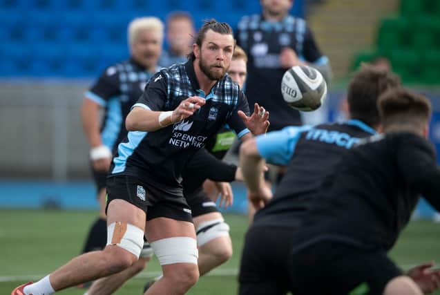 Ryan Wilson will be in direct opposition to Blade Thomson when Glasgow Warriors take on Scarlets on Sunday. Picture: Bill Murray/SNS