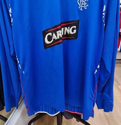 Rangers home shirt from 07-08 will send many down memory lane