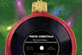 Irving Berlin's White Christmas is the most iconic of Festive songs. Illustration: Lesley-Anne Barnes Macfarlane