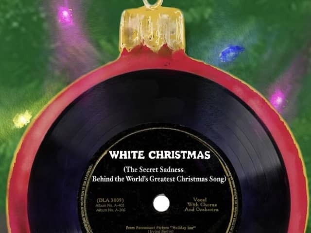 Irving Berlin's White Christmas is the most iconic of Festive songs. Illustration: Lesley-Anne Barnes Macfarlane