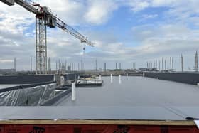 An LS Contracts project underway in Glasgow.