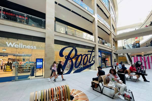 The new Boots at the St James Quarter
