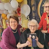 Lunan Court - Resident Leonora Meek celebrating her 100th birthday