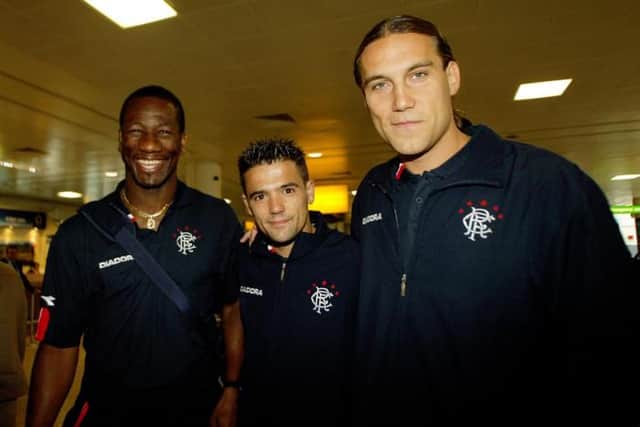 Cult heroes - Marvin Andrews (left), Nacho Novo and Dado Prso (right).