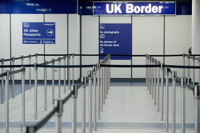 A hard border between England and Scotland would be inevitable as a result of independence (Picture: Jeff J Mitchell/Getty Images)