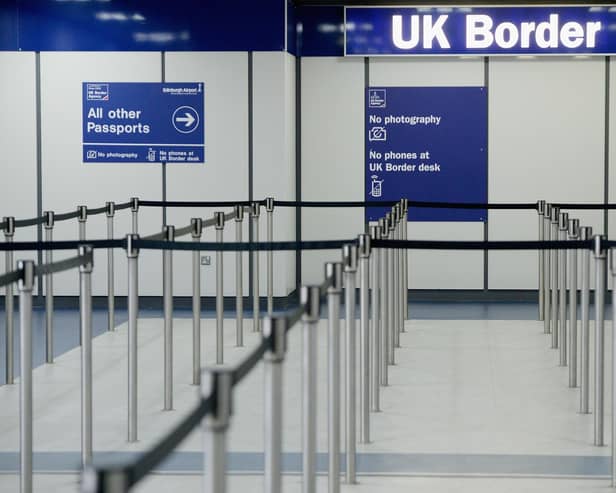 A hard border between England and Scotland would be inevitable as a result of independence (Picture: Jeff J Mitchell/Getty Images)