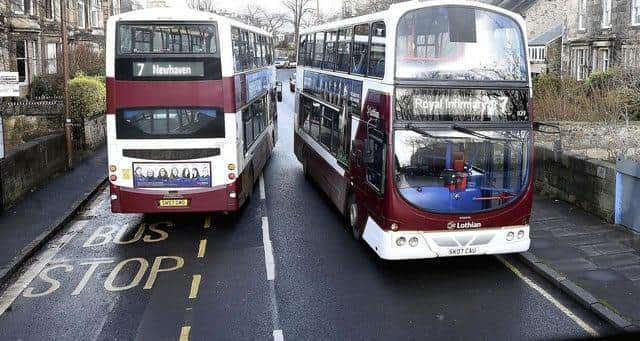 Lothian's 7 service will be among those affected.