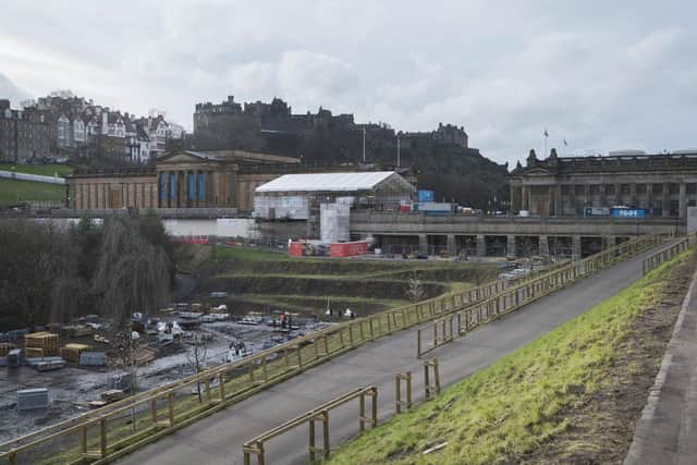 East Princes Street Gardens on January 16, 2020.