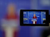 Liz Truss at the launch of her campaign to be Conservative Party leader and Prime Minister, at King's Buildings, Smith Square, London. Picture date: Thursday July 14, 2022.