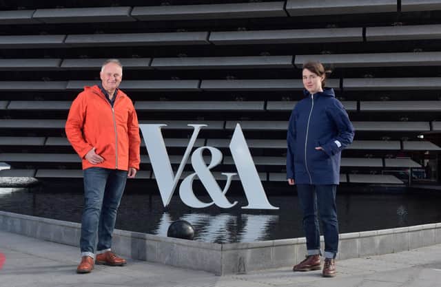 The Dundee Raincoat will only be available to buy at the city's new V&A museum. Picture: Julie Howden.