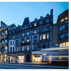 Princes Street was closed in the early hours of Tuesday morning due to the incident 