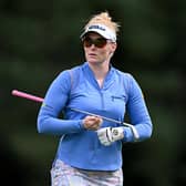 Kylie Henry  looks on during Final Qualifying for the AIG Women's Open at Hankley Common Golf Club in Farnham. Picture: Tom Dulat/R&A/R&A via Getty Images.