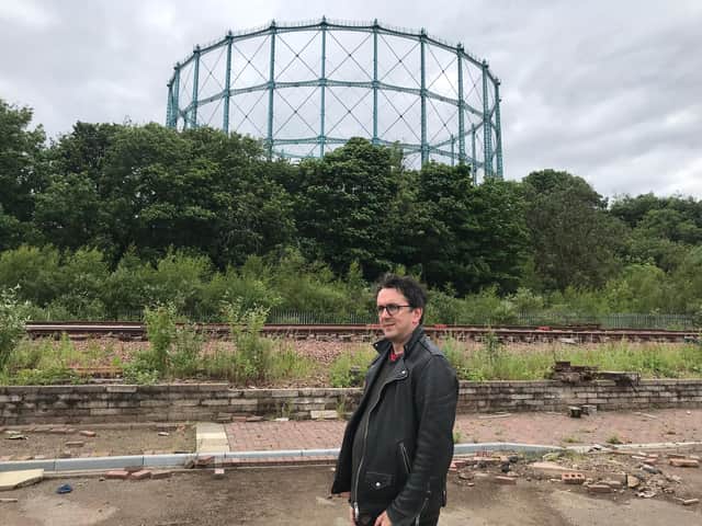 Hidden Door creative director David Martin at the site for this year's festival in September.