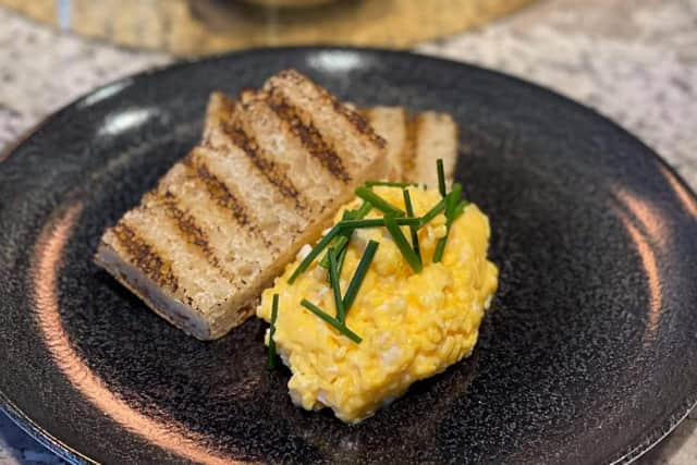 John Rutter's scrambled eggs