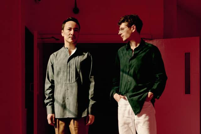 Samson Tsoy (left) and Pavel Kolesnikov PIC: Joss Mckinley