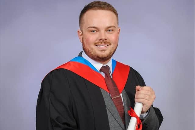 Paul Kerr at his graduation