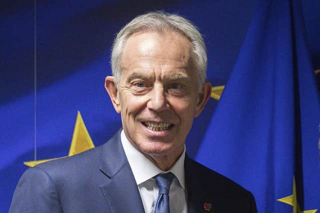 Former British prime minister Tony Blair. Picture: Stephanie Lecocq/Pool via AP, File