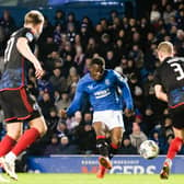 Rabbi Matondo scores Rangers opener in the 2-2 friendly draw with Copenhagen at Ibrox on Tuesday. (Photo by Alan Harvey / SNS Group)