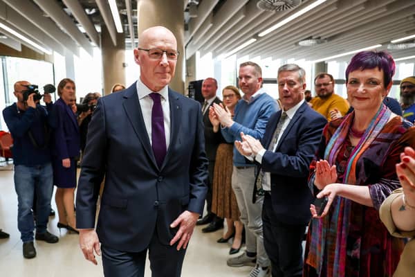 John Swinney, the new leader of the SNP, is poised to become the next first minister of Scotland (Photo by Jeff J Mitchell/Getty Images)