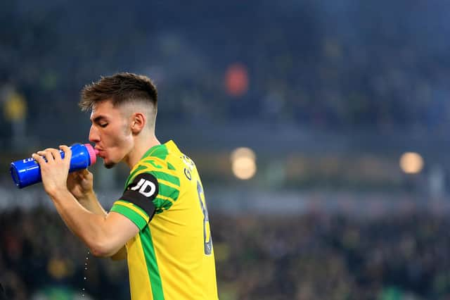 Billy Gilmour has returned to Chelsea to have an ankle injury assessed as his future with loan club Norwich remains uncertain. (Photo by Stephen Pond/Getty Images)